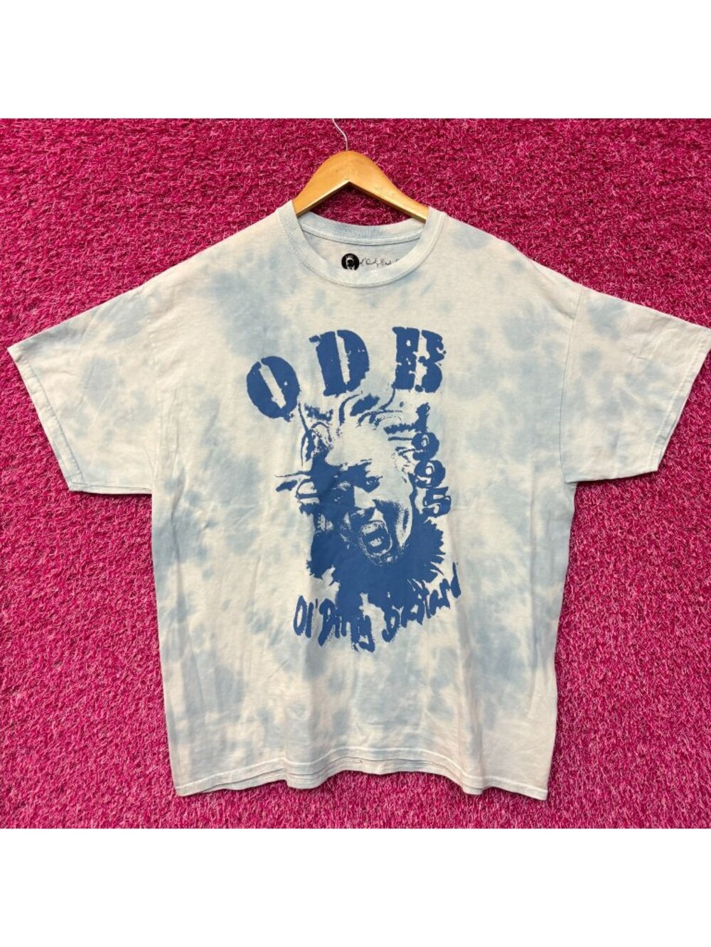 Wutang clan Ol' Dirty Bastard Return to 36 Chambers 1995 tiedye tshirt size larg